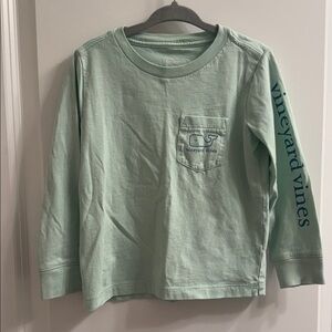 Vineyard Vines Kids Seafoam Long Sleeve Tee